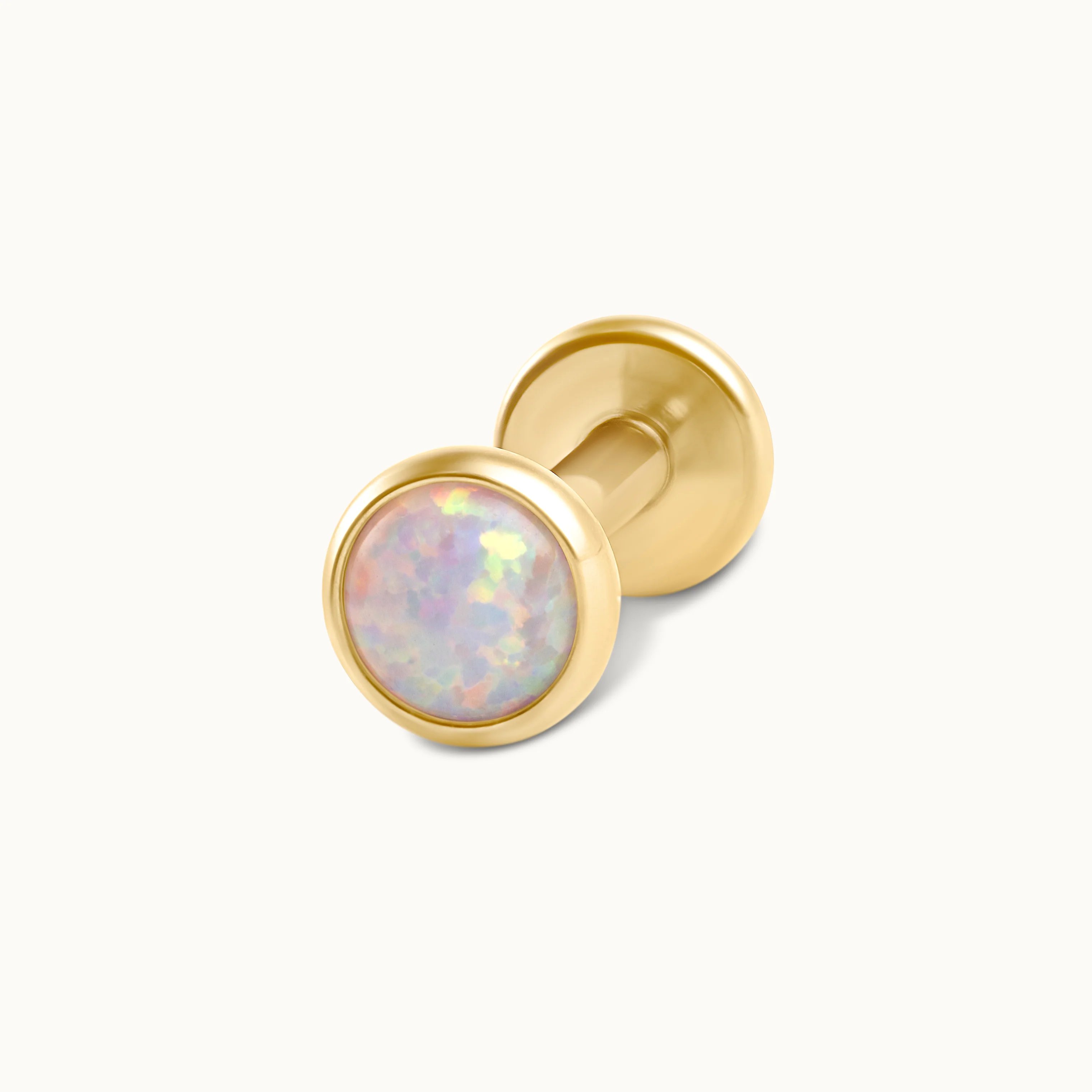 CABOCHON OPALE BLANCHE - Image 3